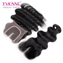 Middle Part Brazilian Virgin Human Hair Closure